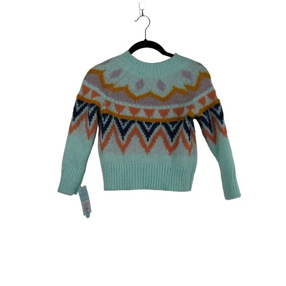 NWT Cat & Jack fluffy sweater pullover Size S‎ - Picture 2 of 5